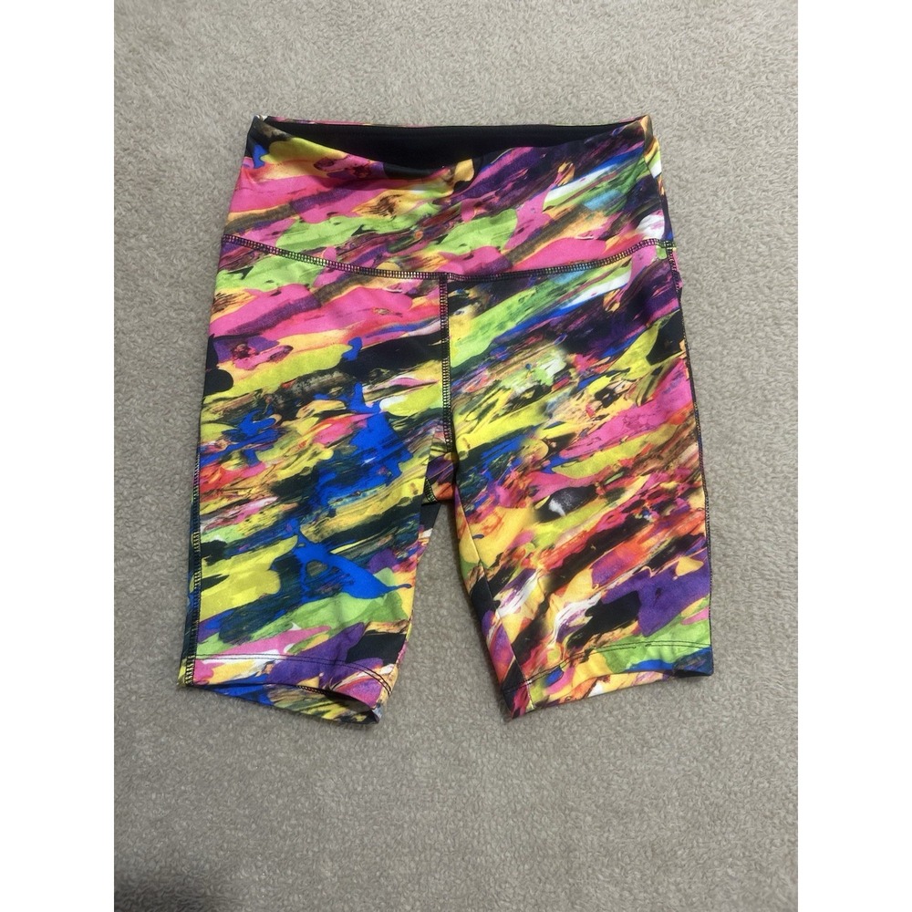Vogo Athletica Women's Biker Workout Shorts Multicolors Size Small Action Design